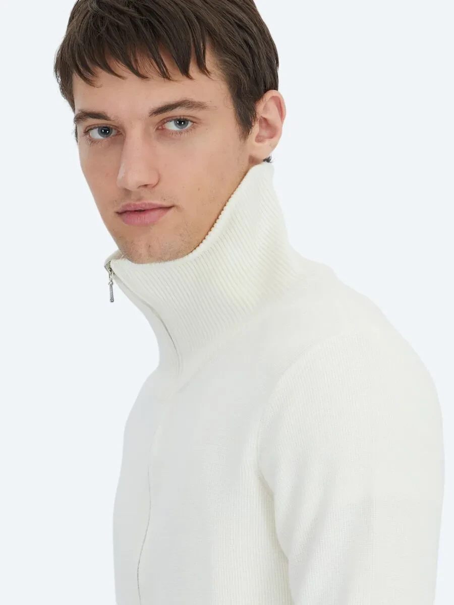 Ecru Cardigan - 6