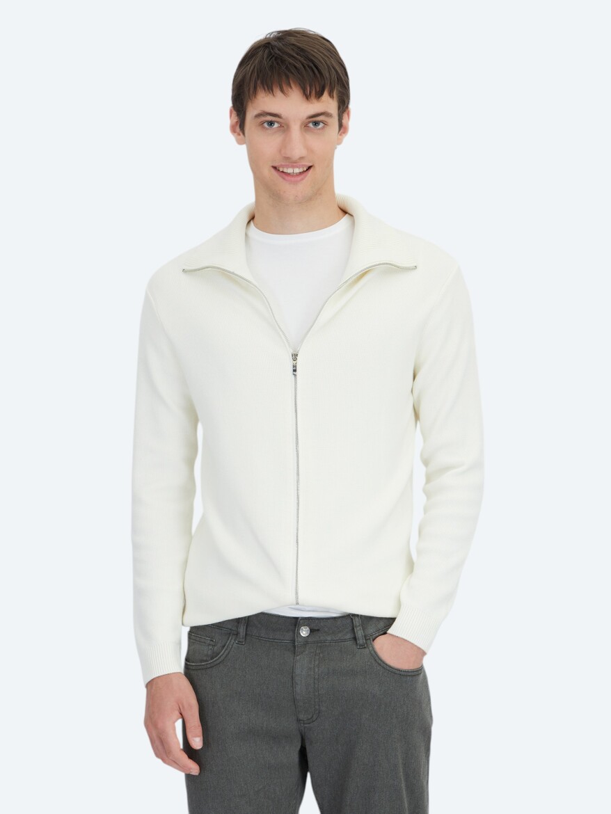 Ecru Cardigan - KİP