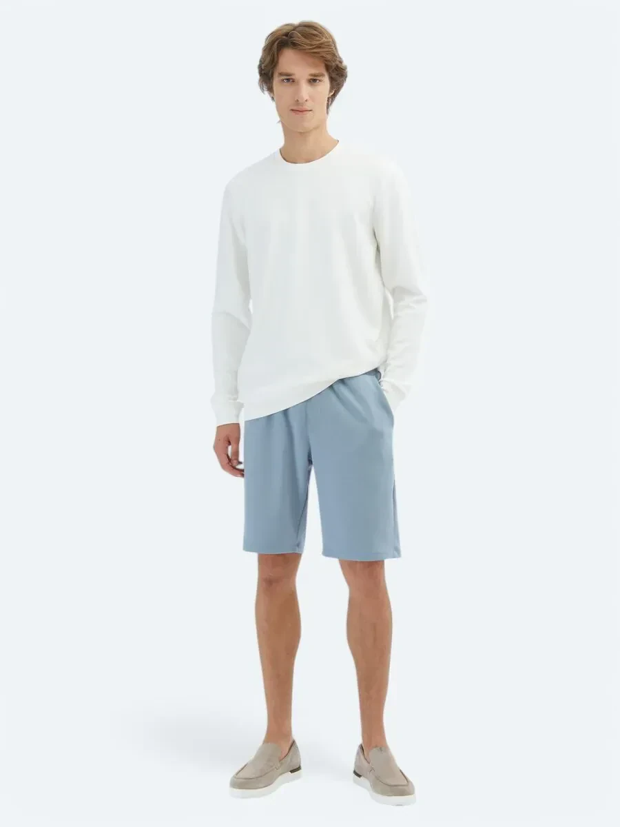 Ecru Crew Neck Sweatshirt - 2