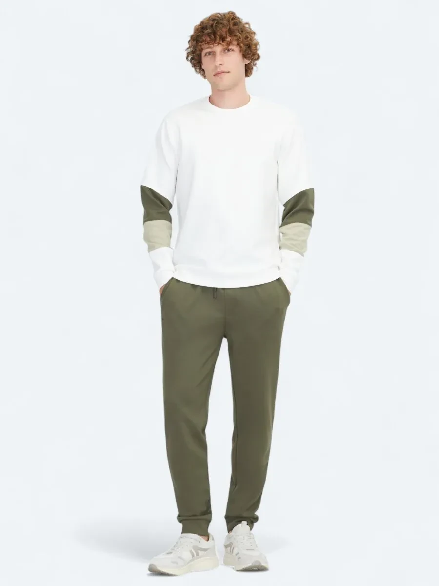 Ecru Crew Neck Sweatshirt - 2