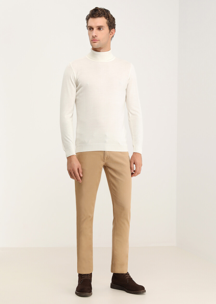 Ecru Knitwear Sweatshirt - 2