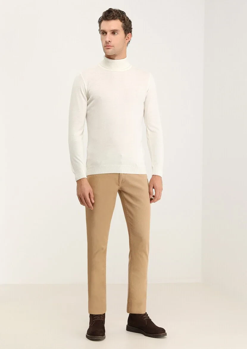 Ecru Knitwear Sweatshirt - 2