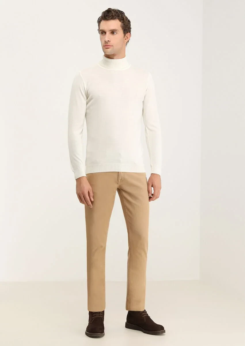 Ecru Knitwear Sweatshirt - 2