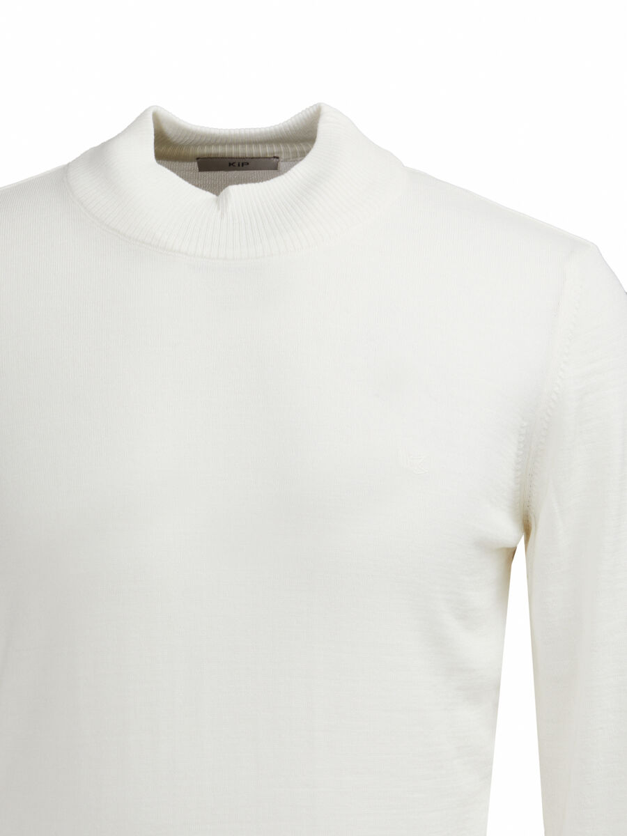 Ecru Knitwear Sweatshirt - 2