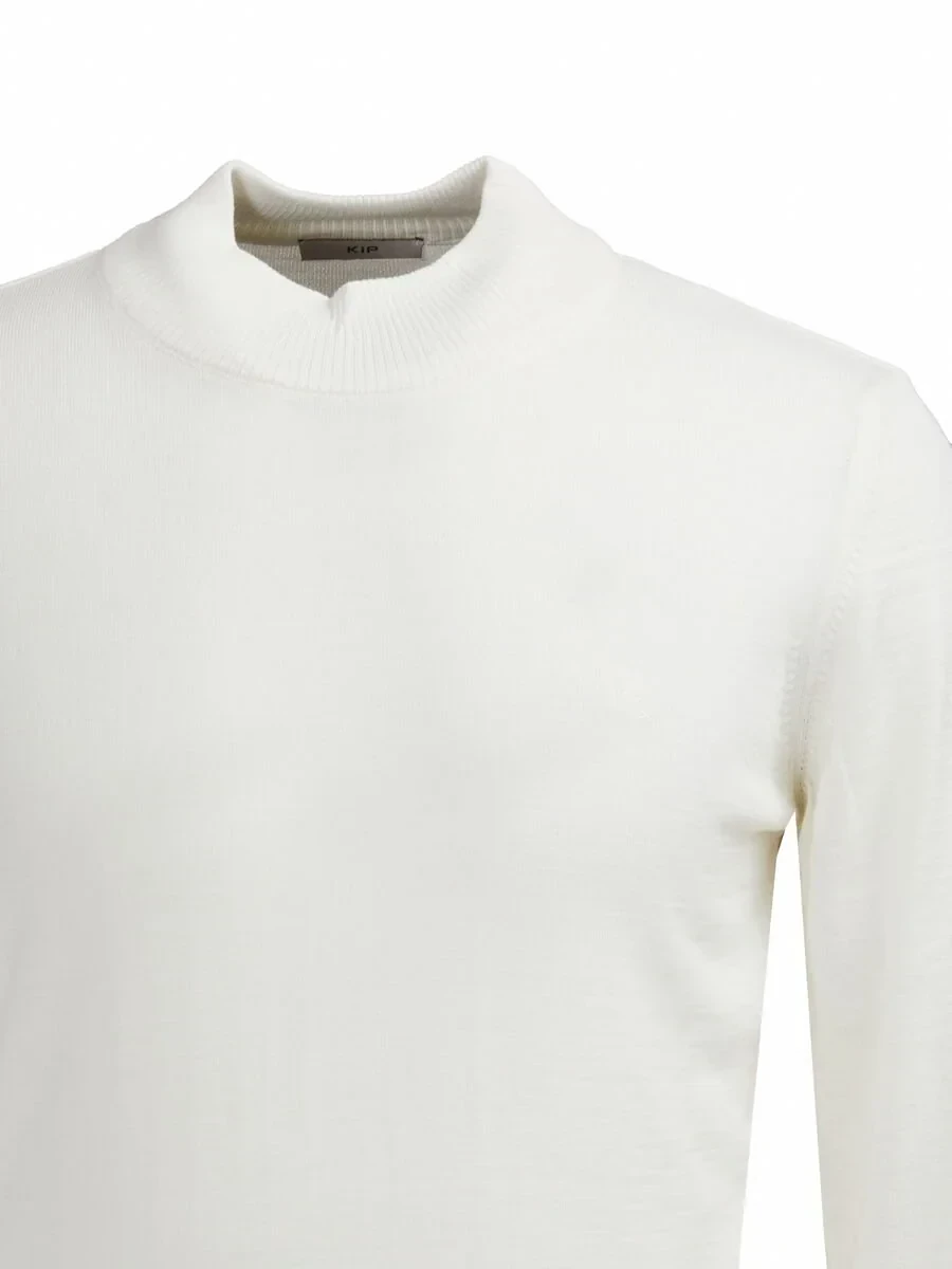 Ecru Knitwear Sweatshirt - 2