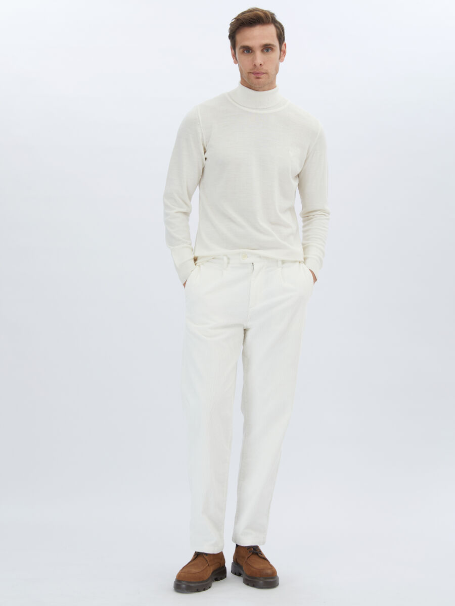 Ecru Knitwear Sweatshirt - 2