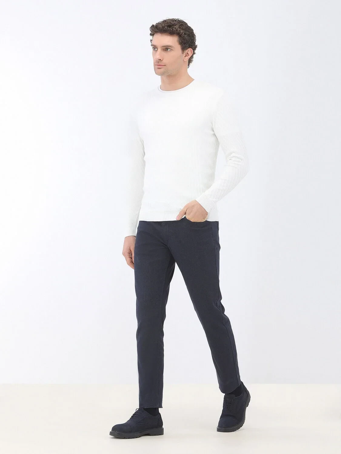 Ecru Knitwear Sweatshirt - 2
