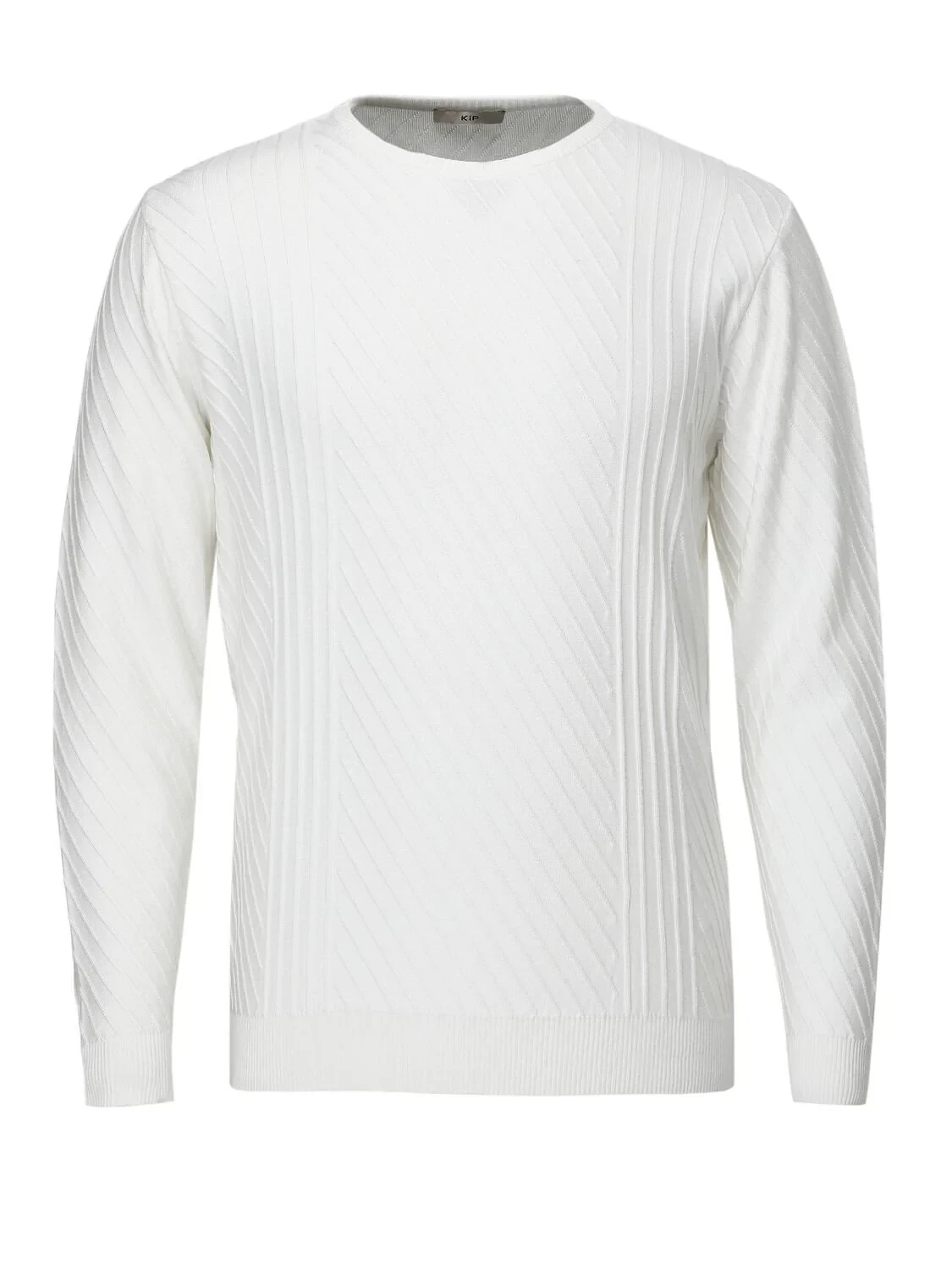 Ecru Knitwear Sweatshirt - 6