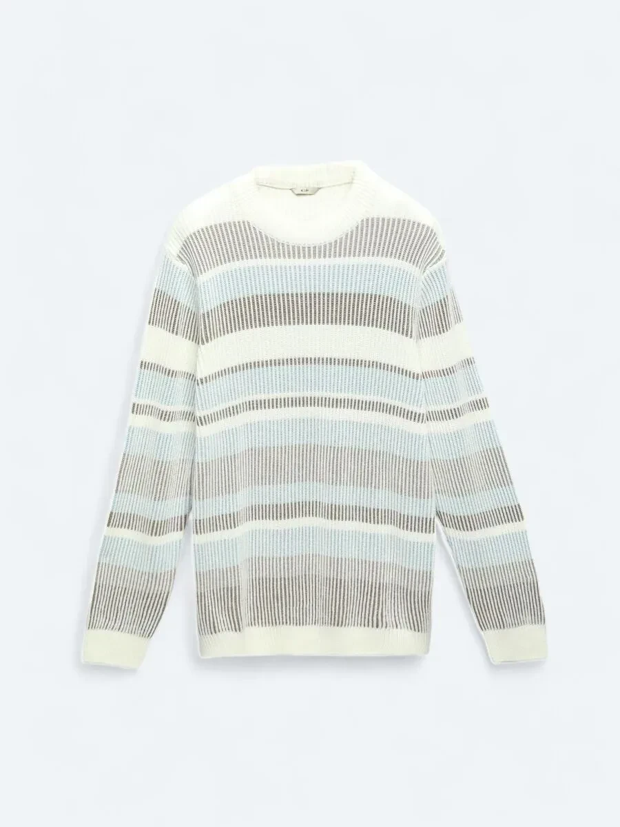 Ecru Knitwear Sweatshirt - 6