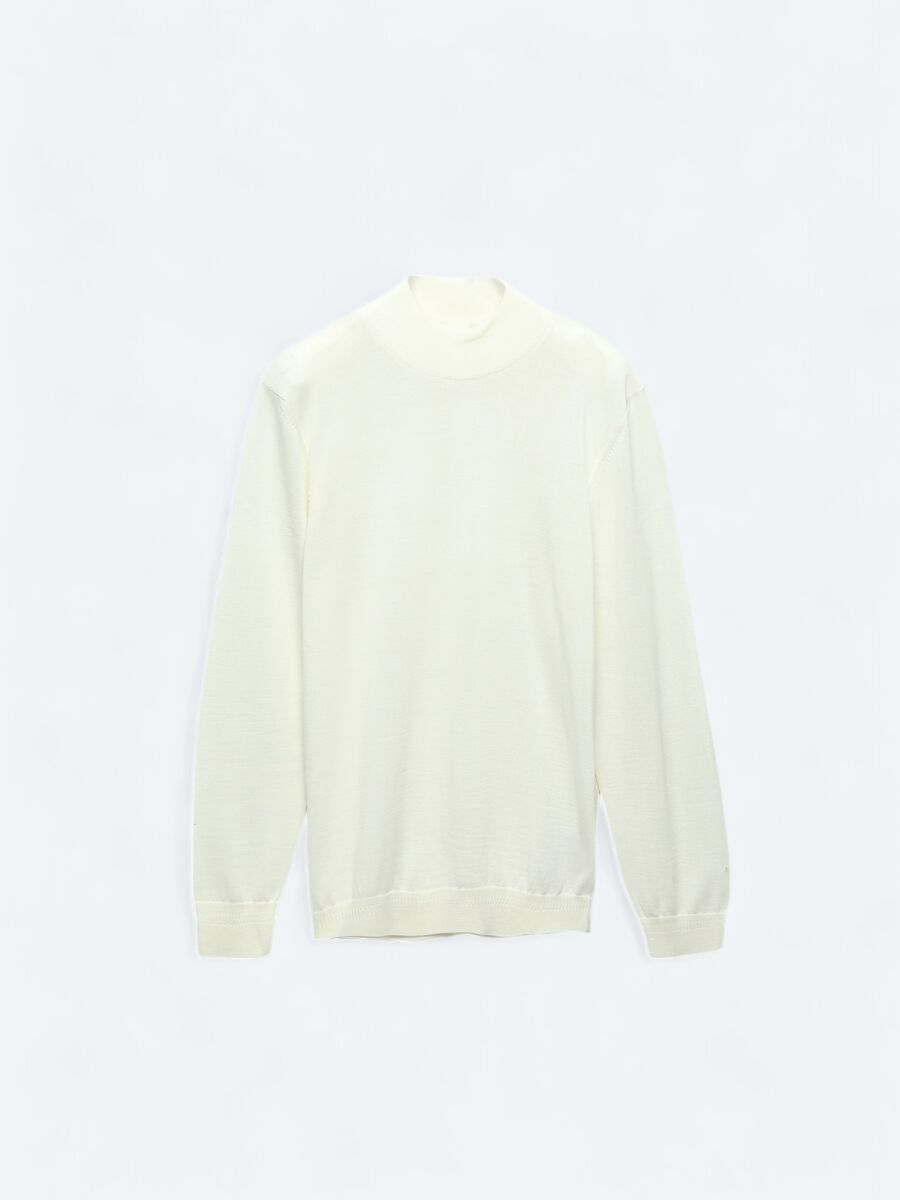 Ecru Knitwear Sweatshirt - 8