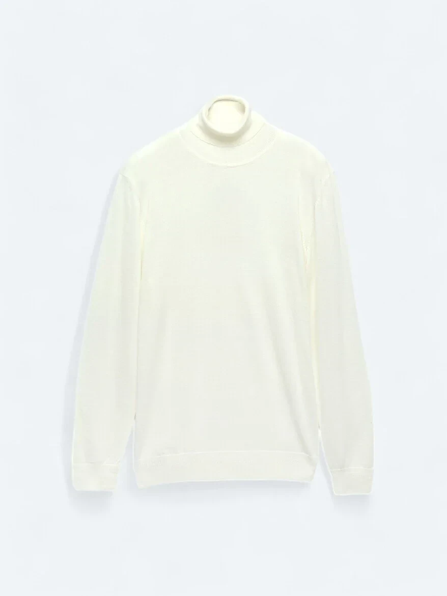 Ecru Knitwear Sweatshirt - 7