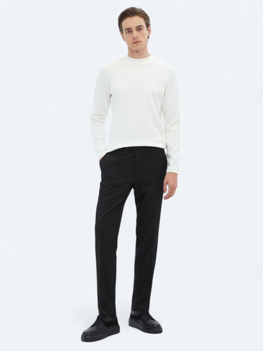 Ecru Knitwear Sweatshirt - 2