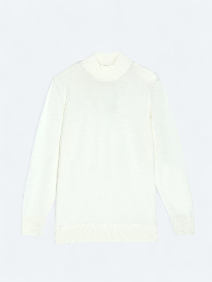 Ecru Knitwear Sweatshirt - 6
