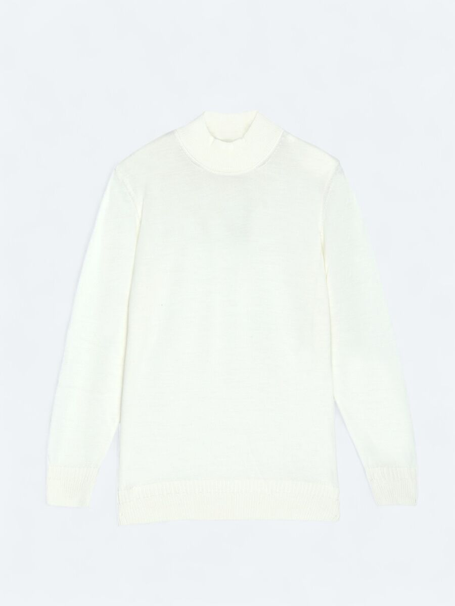 Ecru Knitwear Sweatshirt - 6