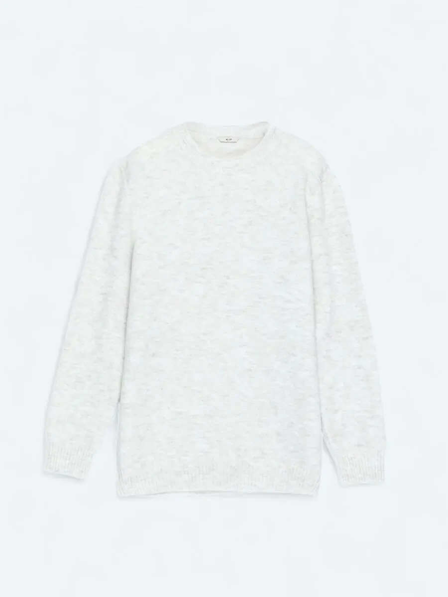 Ecru Knitwear Sweatshirt - 7