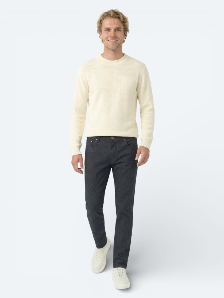 Ecru Knitwear Sweatshirt 