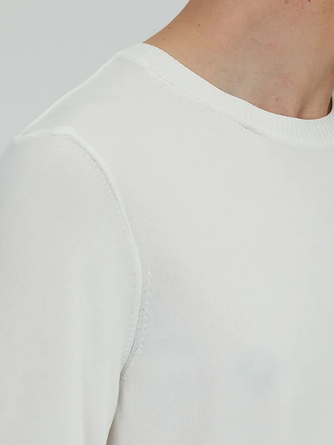 Ecru Knitwear Sweatshirt - 4