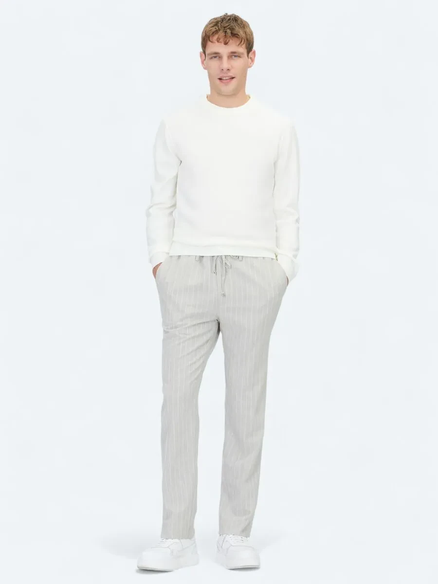 Ecru Knitwear Sweatshirt - 2