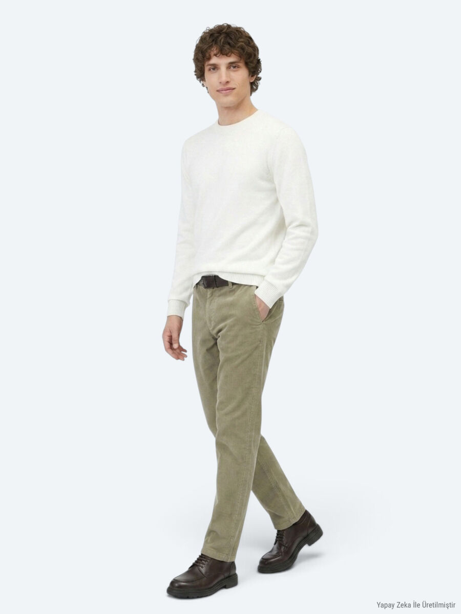 Ecru Knitwear Sweatshirt - 2