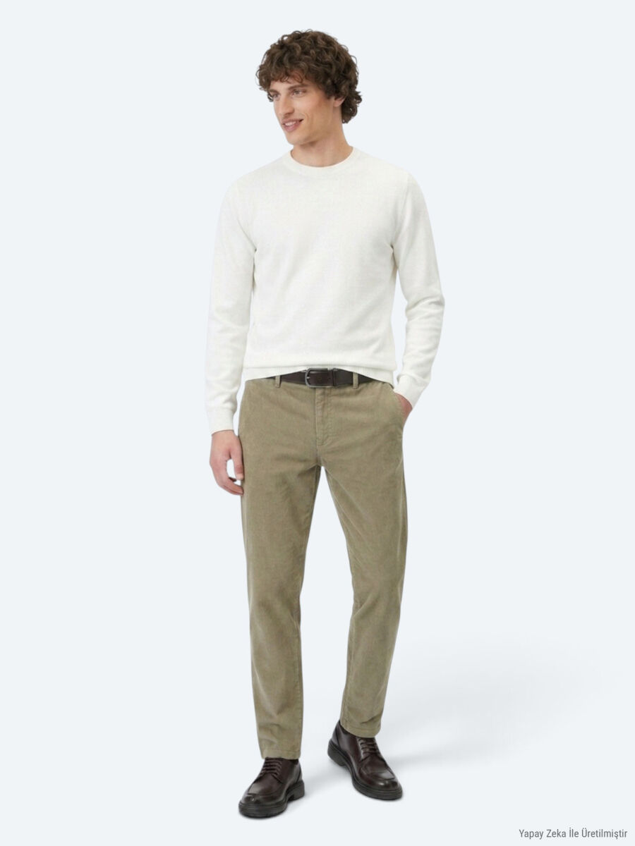 Ecru Knitwear Sweatshirt - 4
