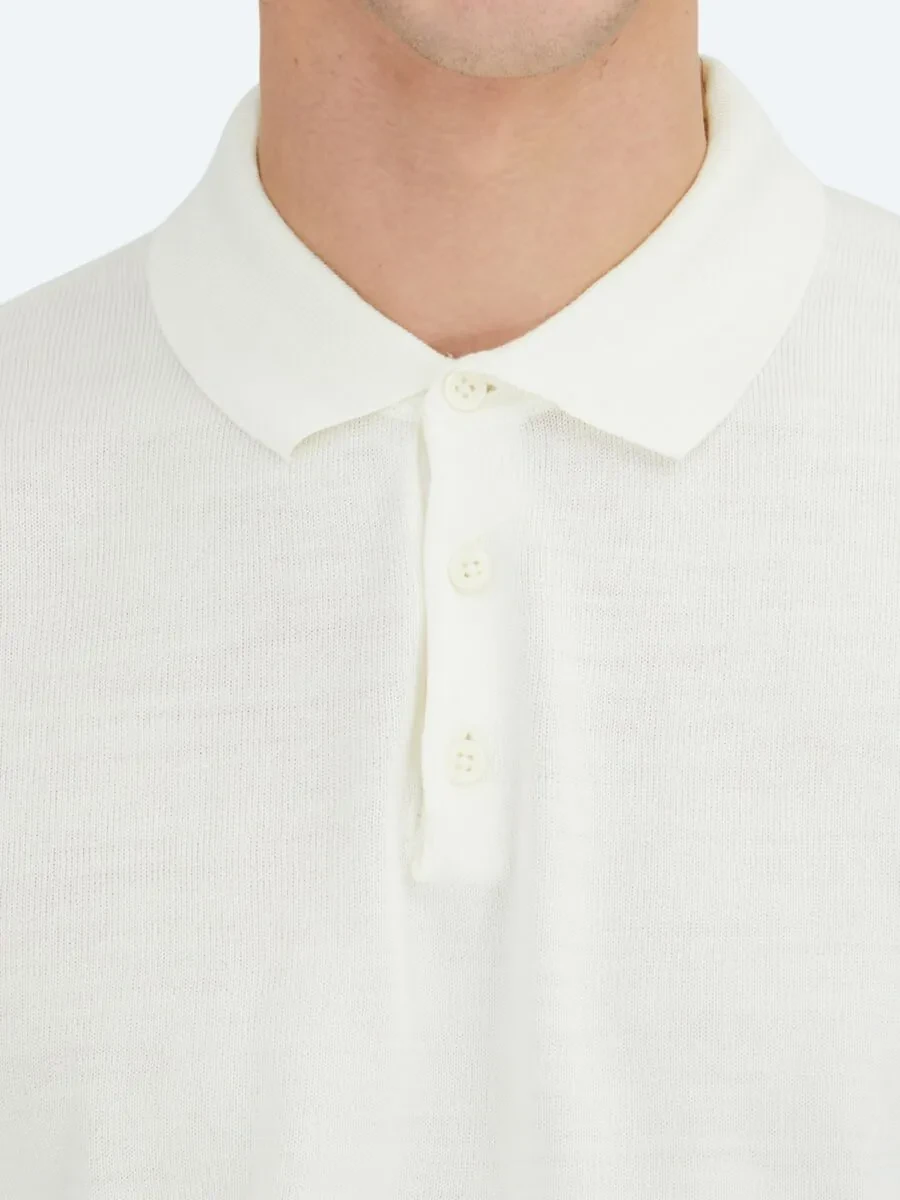 Ecru Knitwear Sweatshirt - 4