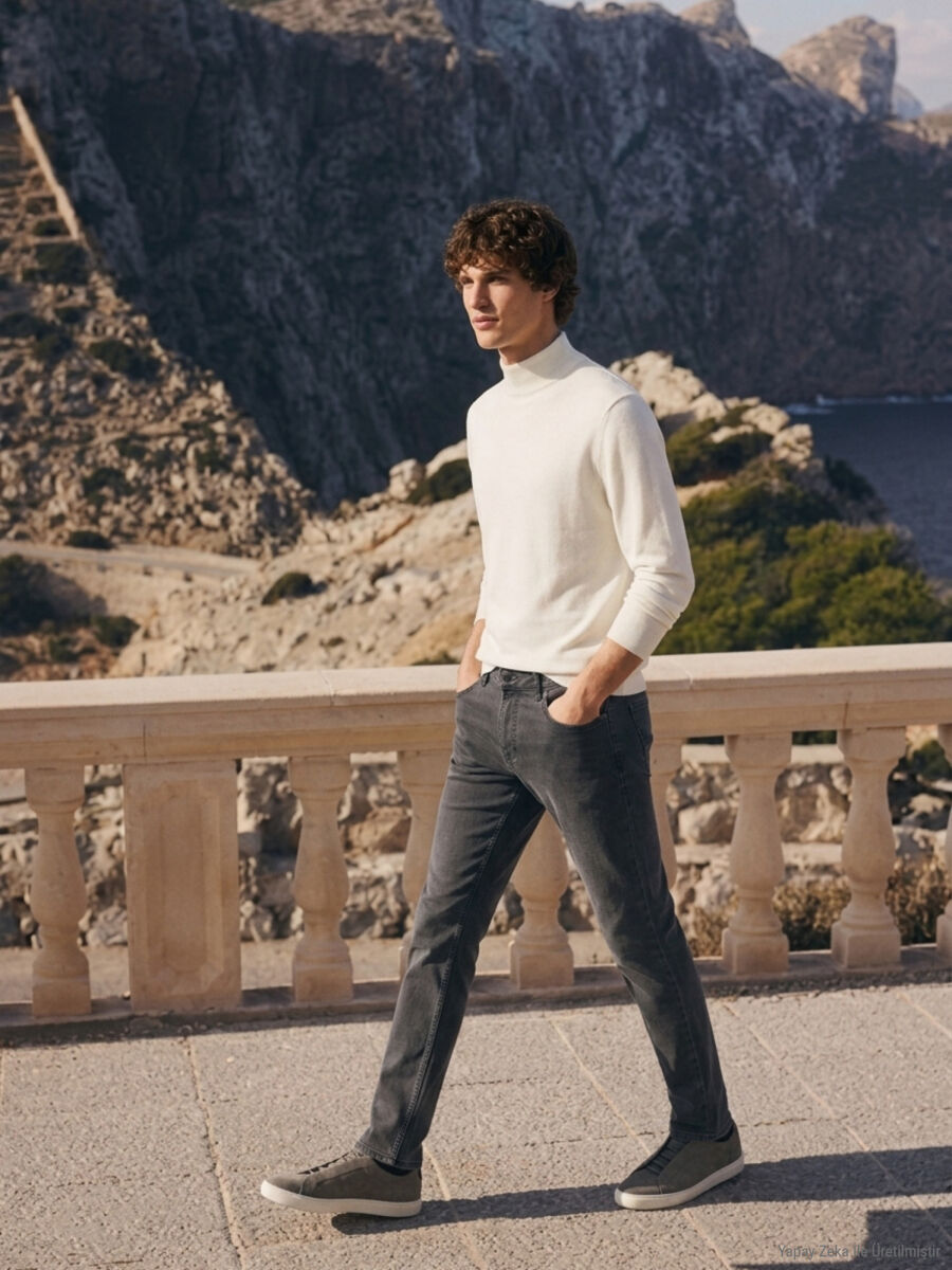 Ecru Knitwear Sweatshirt - 7