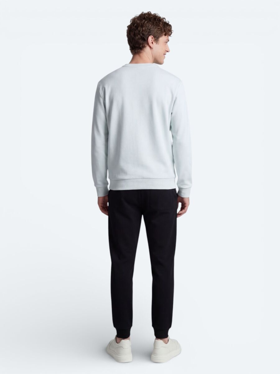 Ecru Plain Sweatshirt - 6