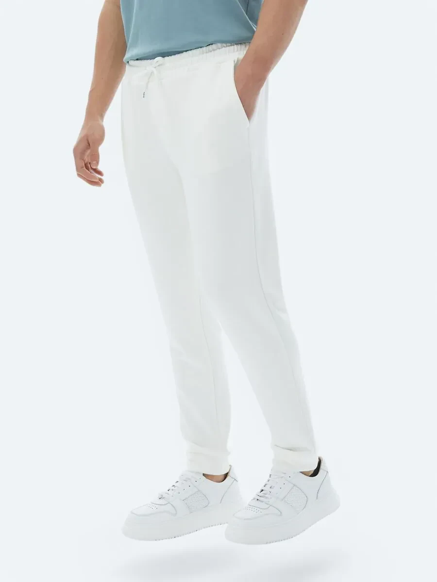 Ecru Sweat Pants - 3