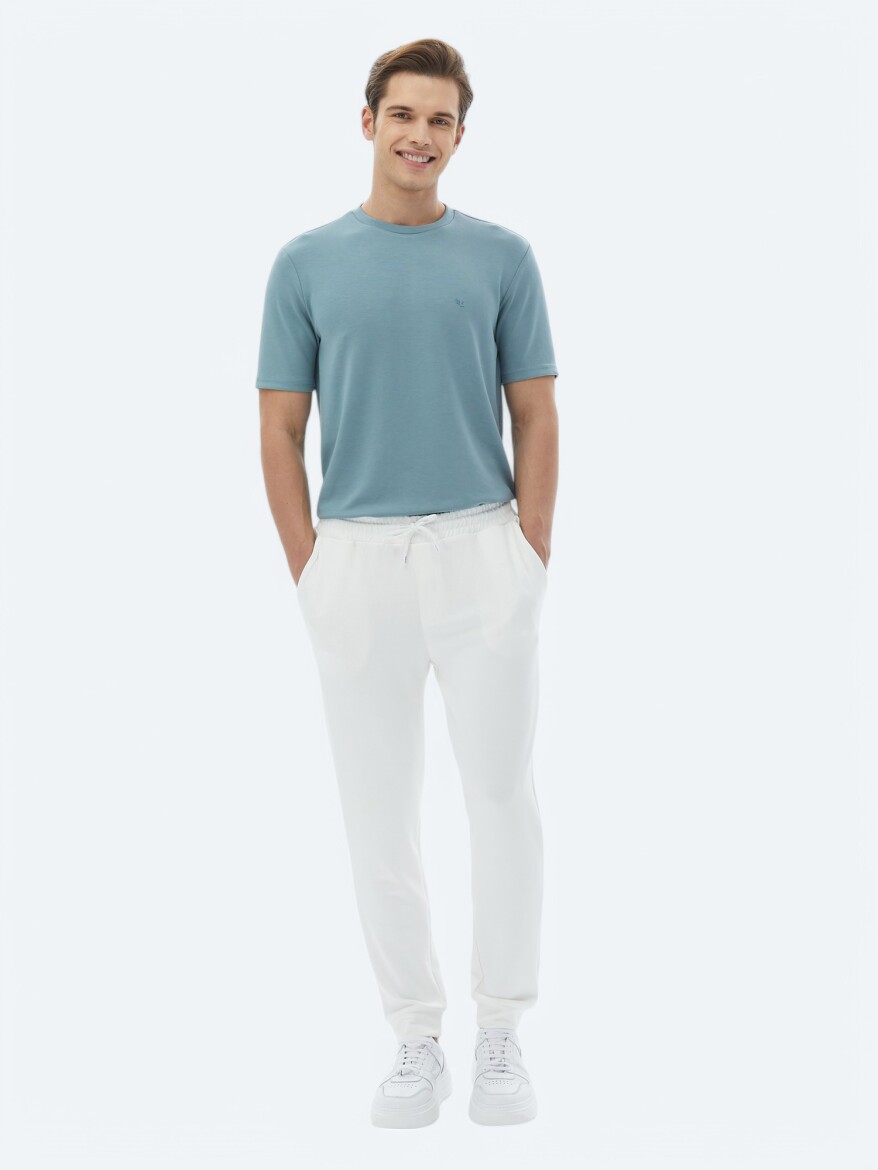 Ecru Sweat Pants - KİP