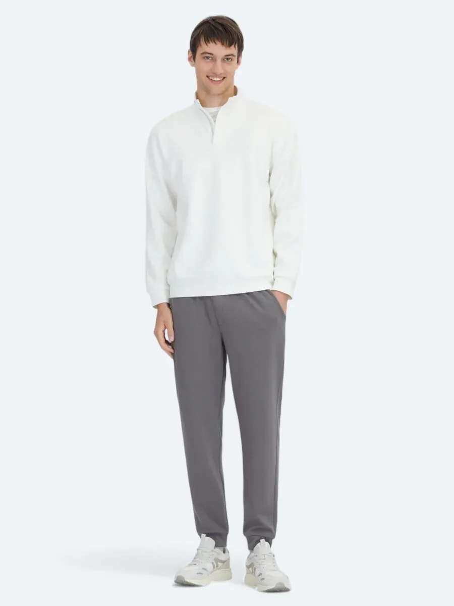 Ecru Turtleneck Sweatshirt - 2