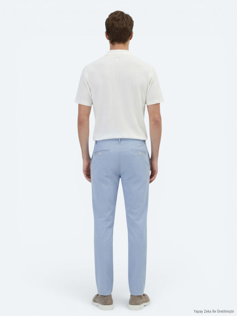 Ekru Desenli Regular Fit Kısa Casual Gömlek - 6