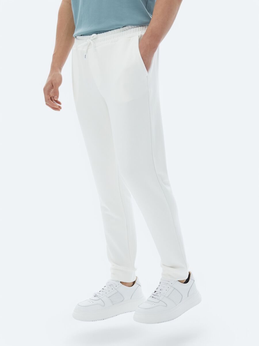 Ekru Eşofman Altı - 3