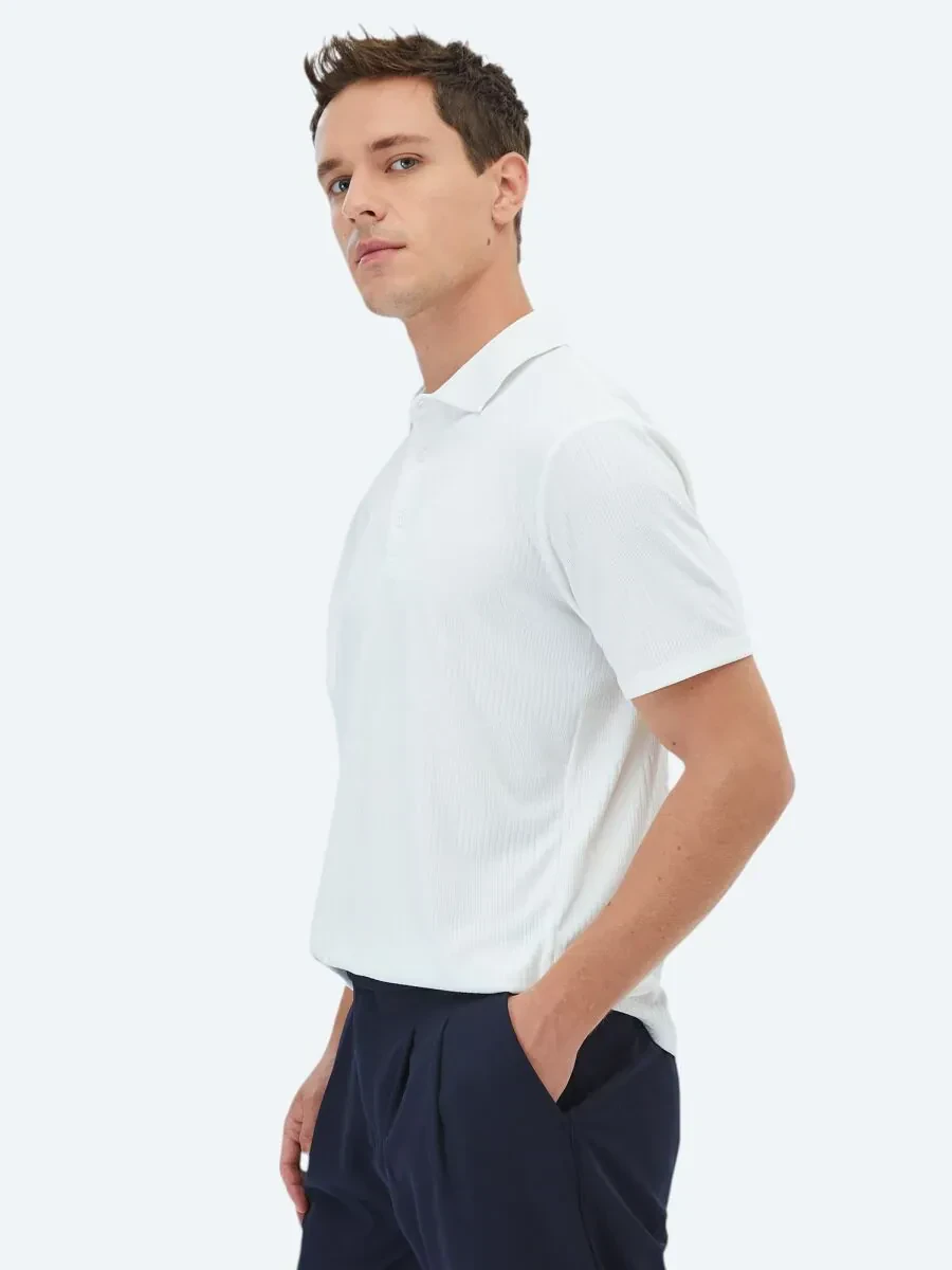 Ekru Polo Yaka T-Shirt - 3