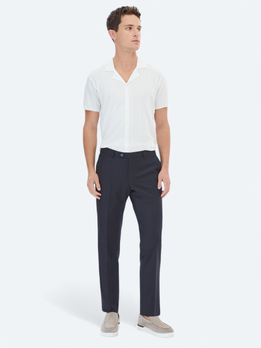 Ekru Regular Fit Kısa Casual Gömlek - 2