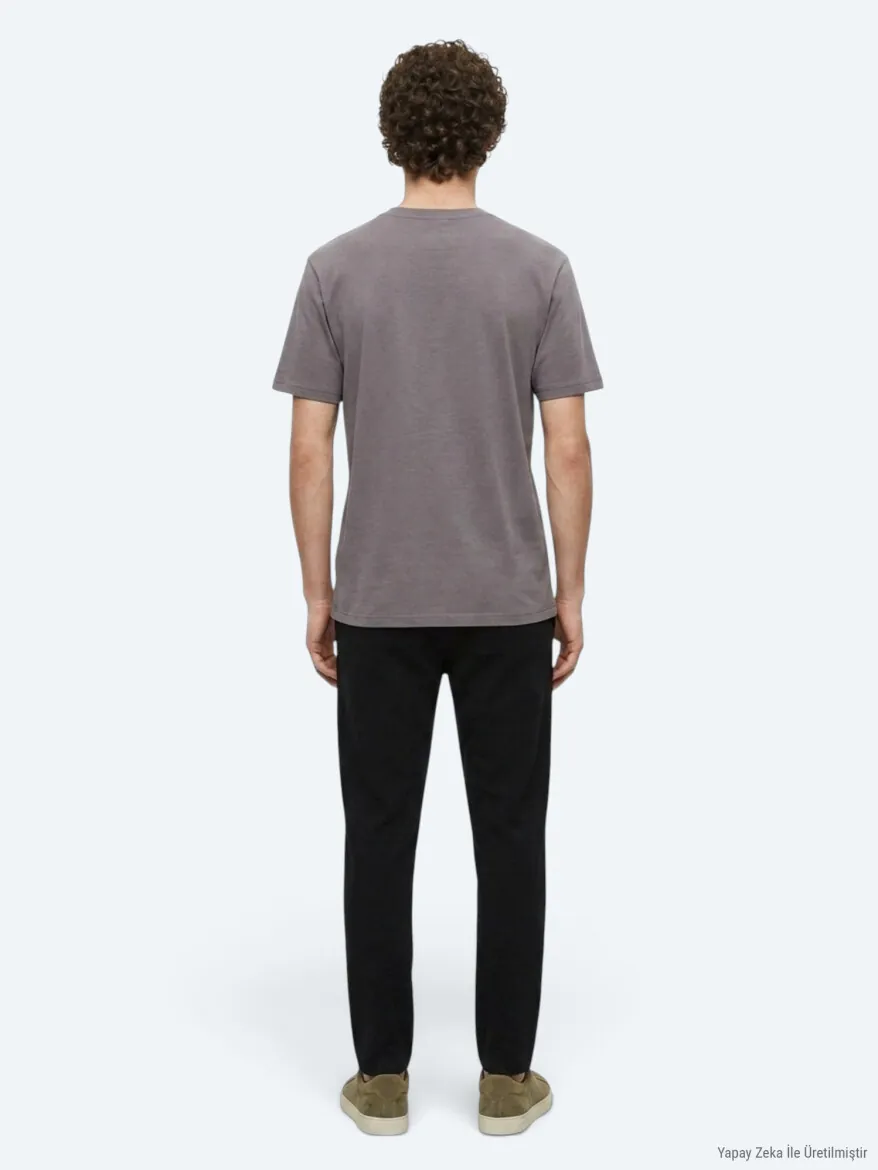 Fındık Düz T-Shirt - 6
