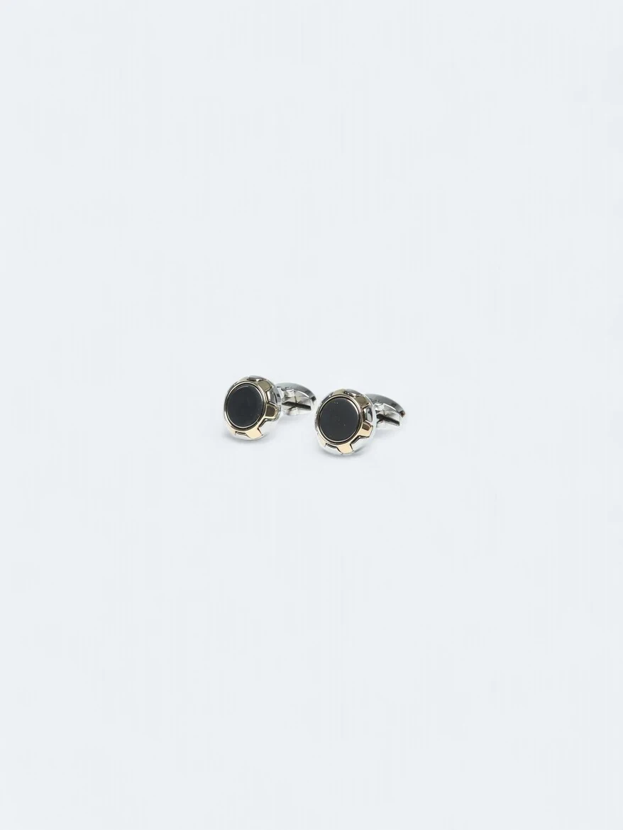 Gold Brass Cuff Link - 1