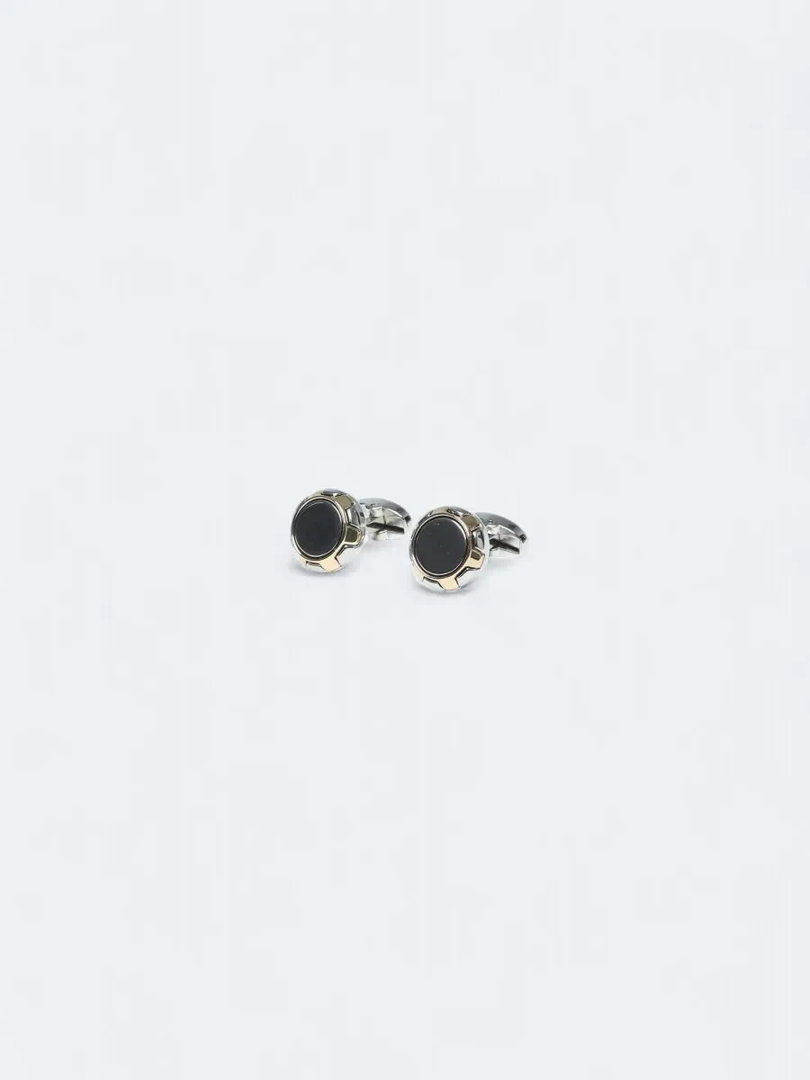 Gold Brass Cuff Link - 1