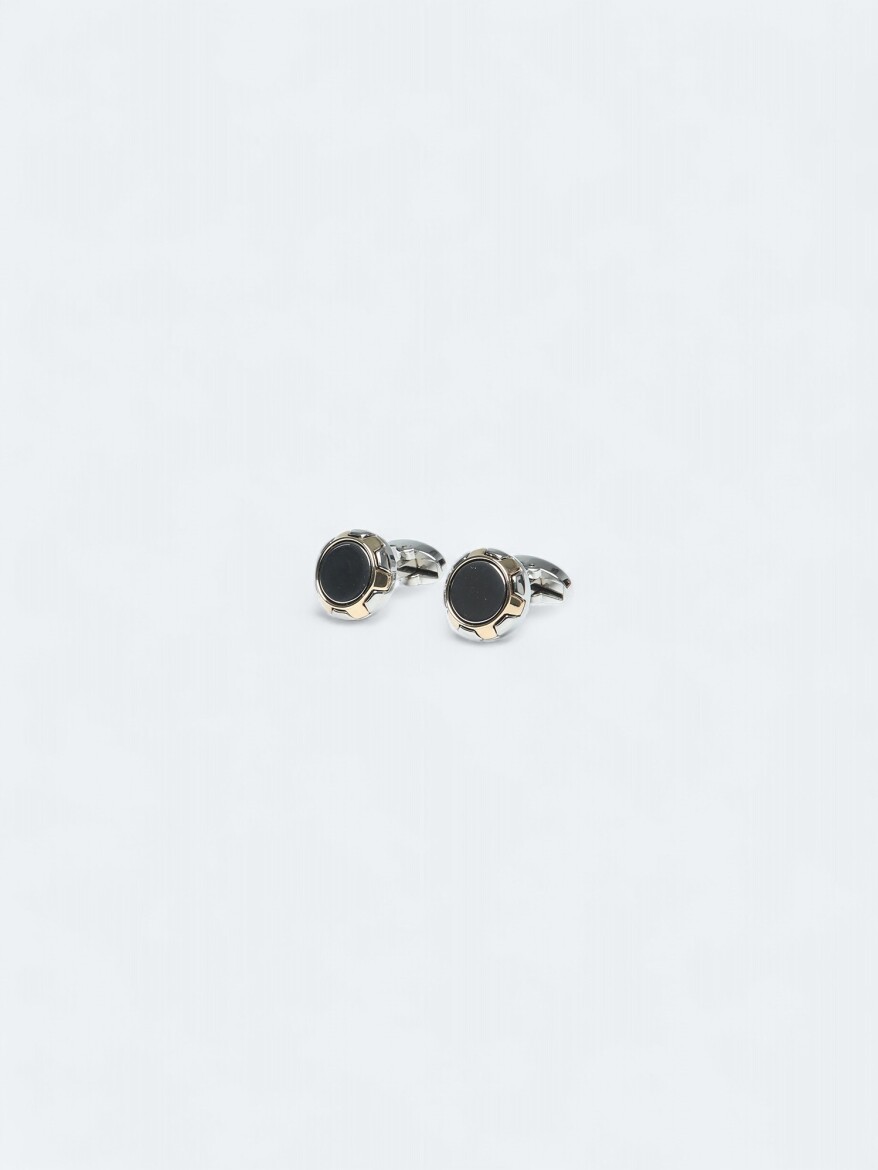 Gold Brass Cuff Link - 1