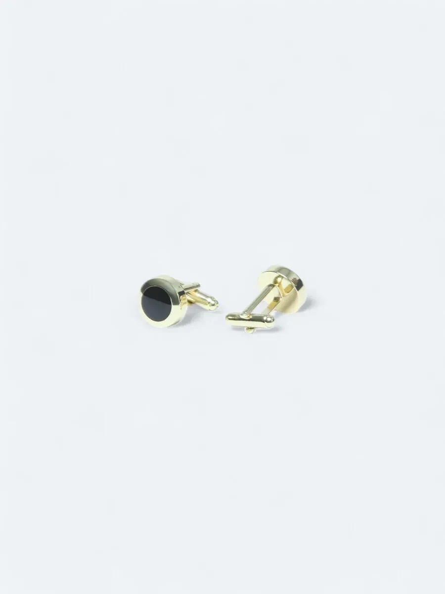 Gold Brass Cuff Link - 2