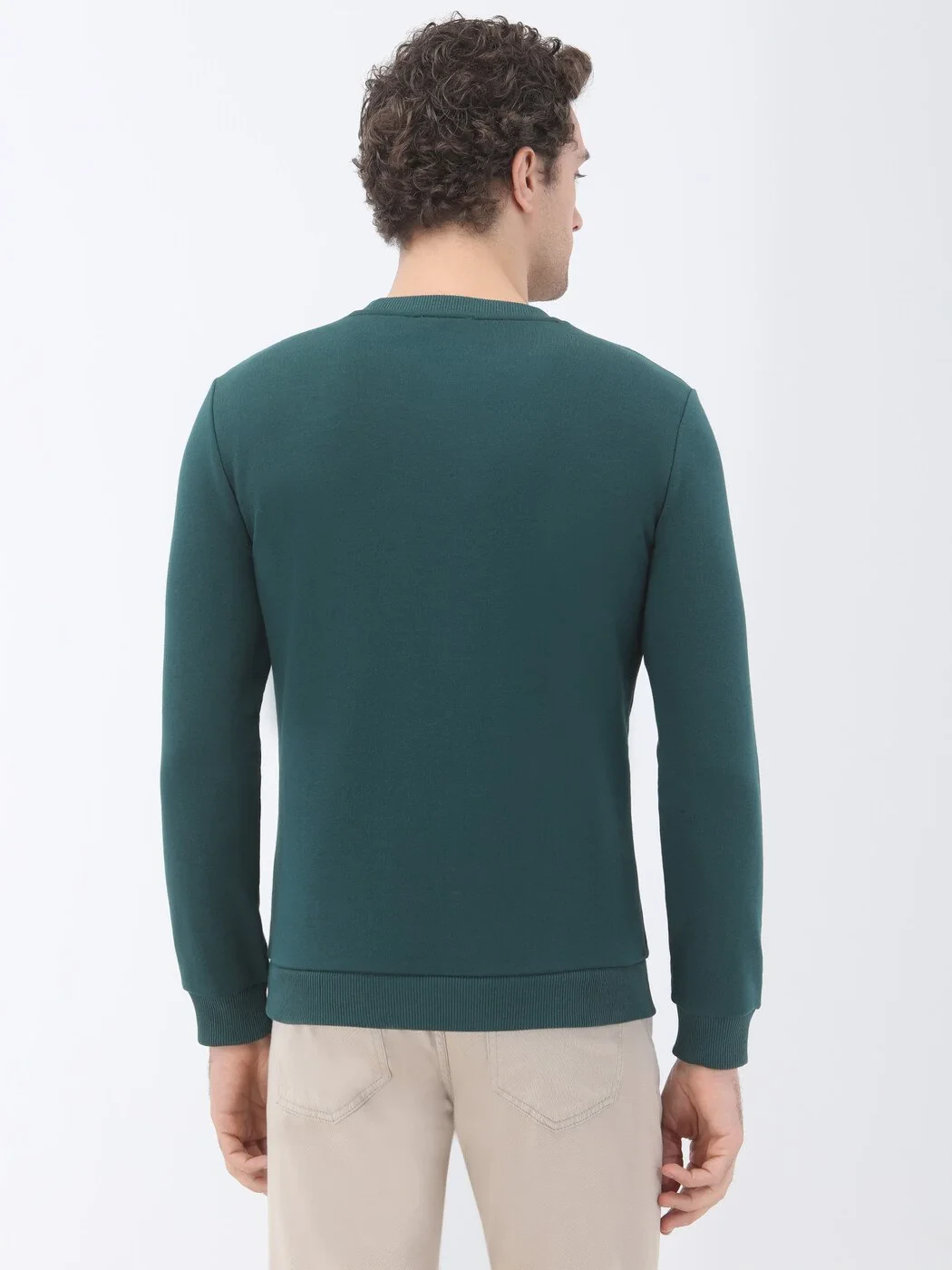 Green Crew Neck Sweatshirt - 5