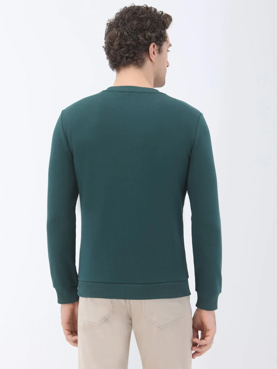 Green Crew Neck Sweatshirt - 5