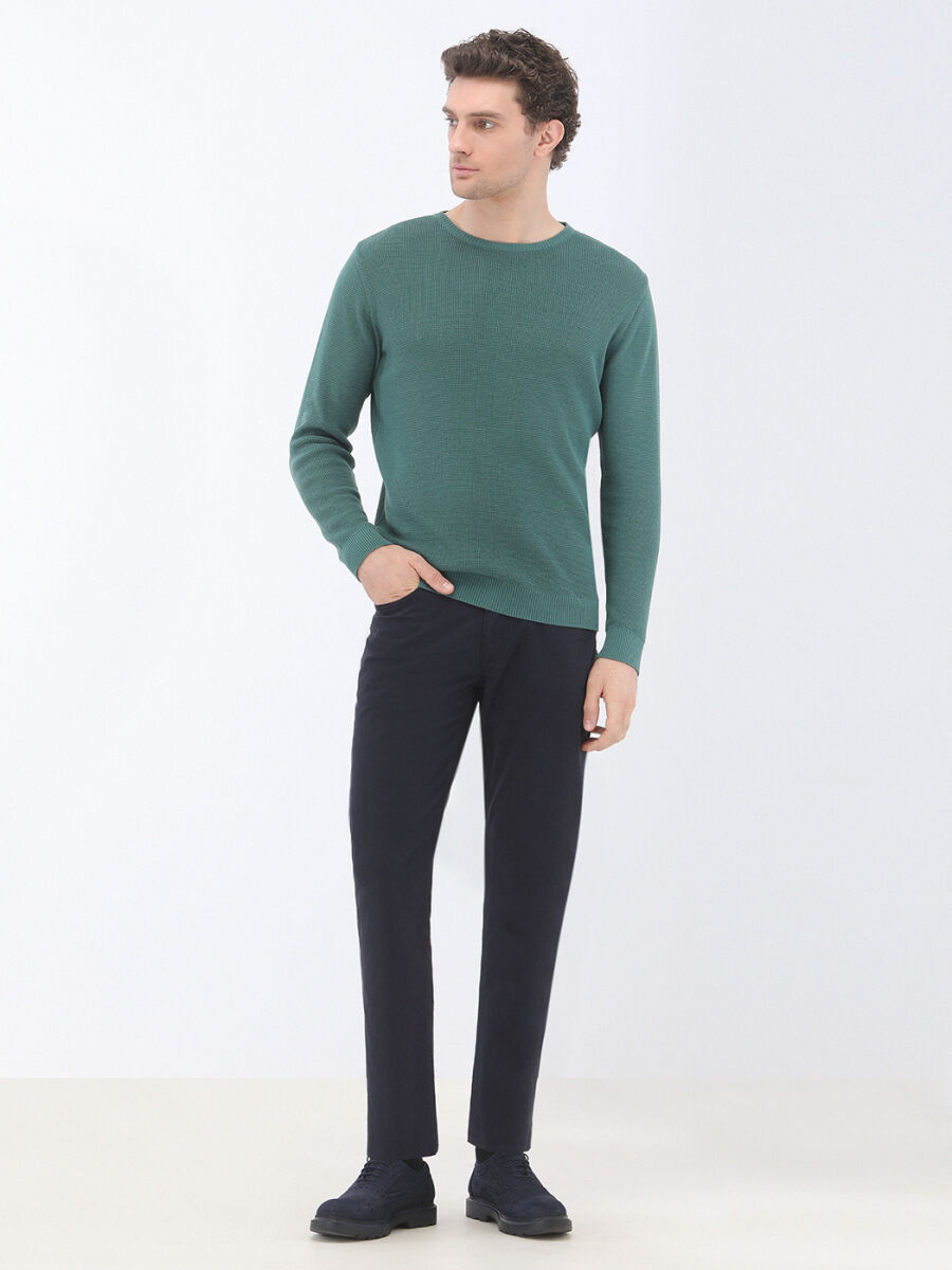 Green Knitwear Sweatshirt - 2