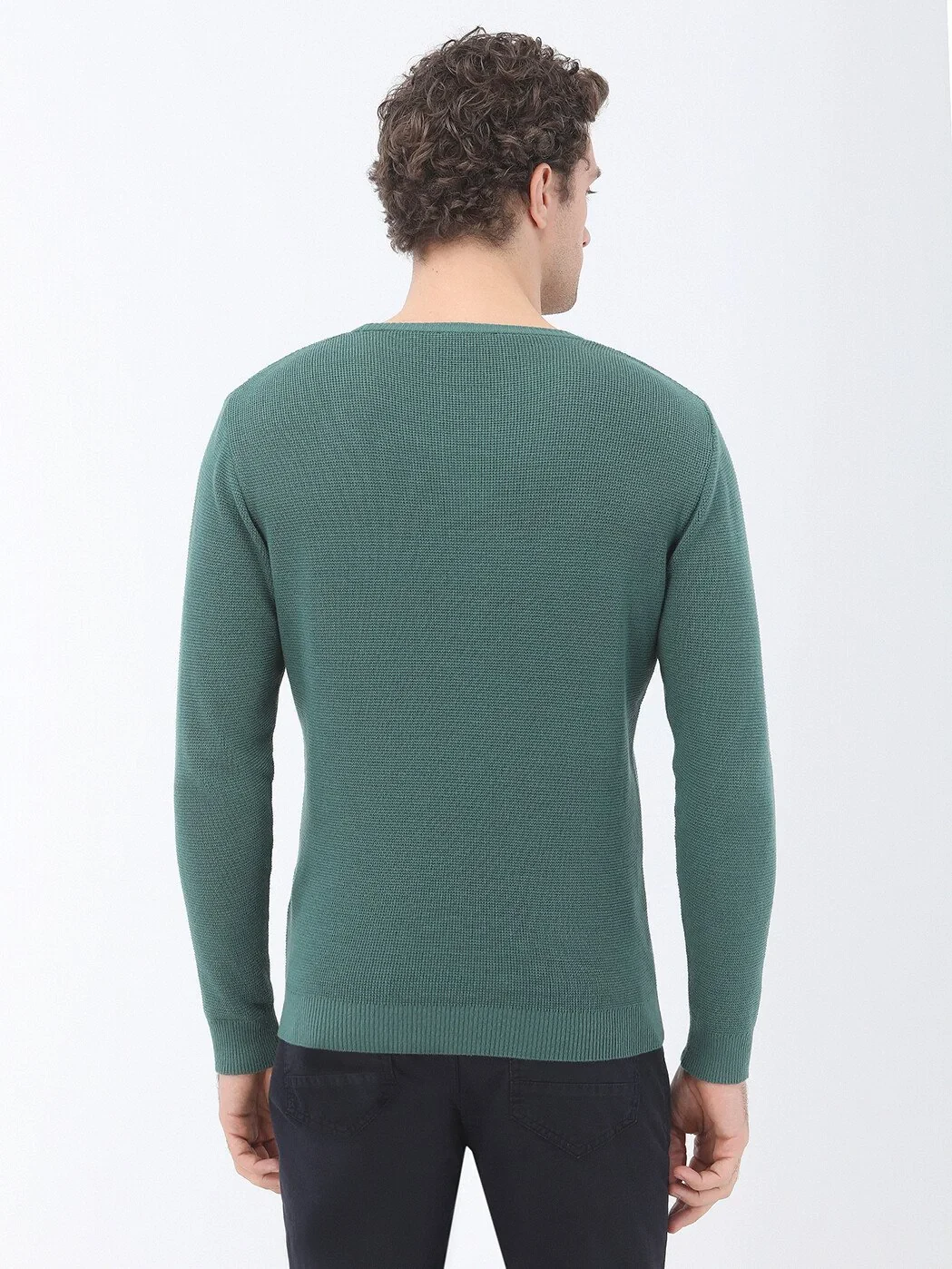 Green Knitwear Sweatshirt - 5