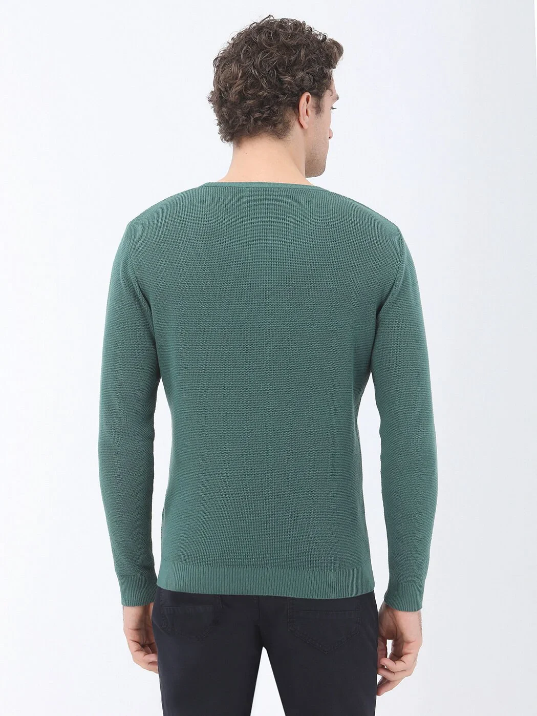 Green Knitwear Sweatshirt - 5