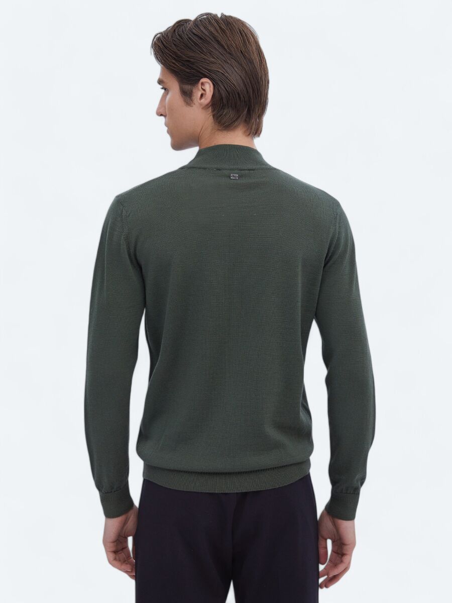 Green Knitwear Sweatshirt - 6