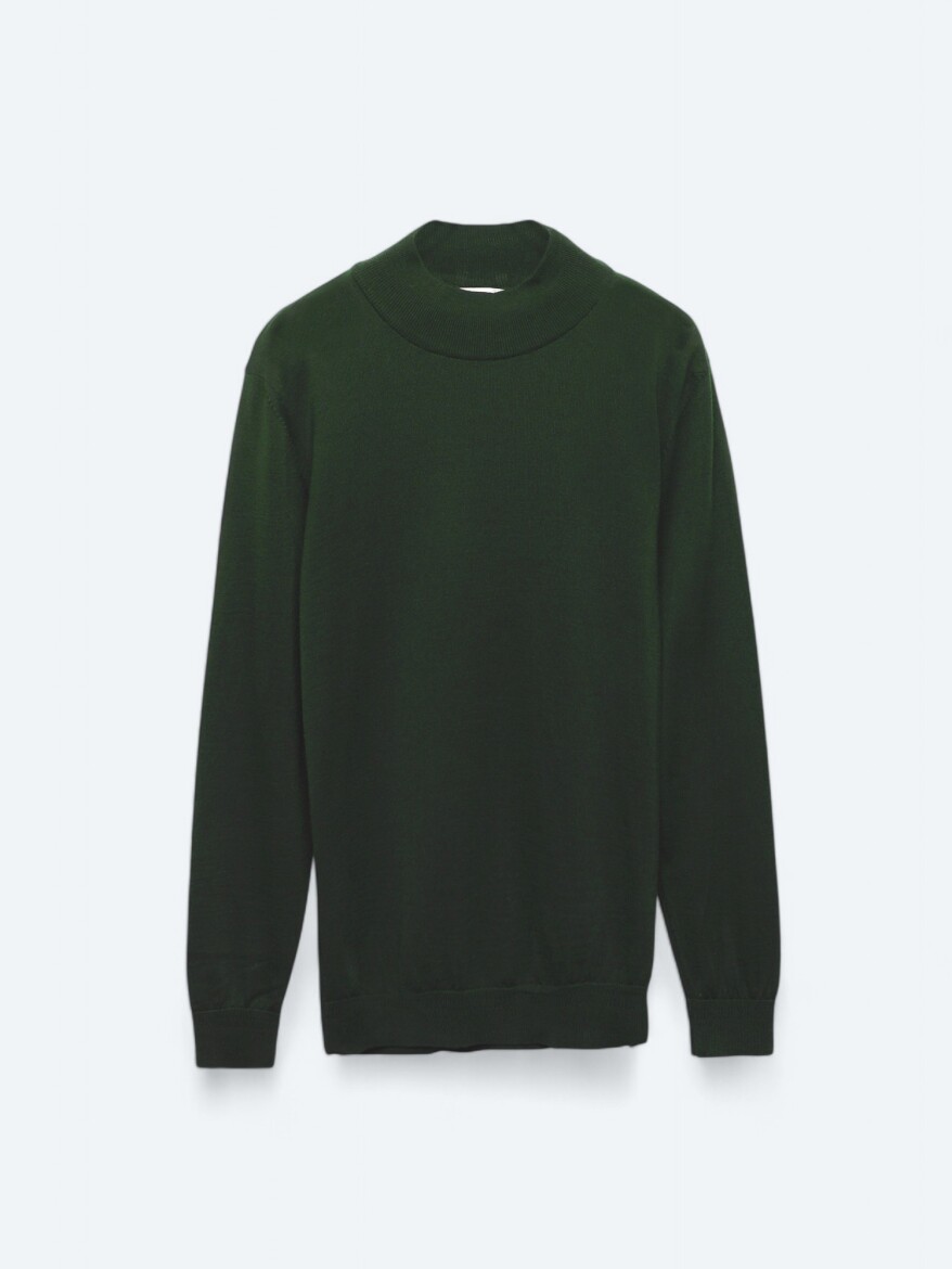 Green Knitwear Sweatshirt - 7