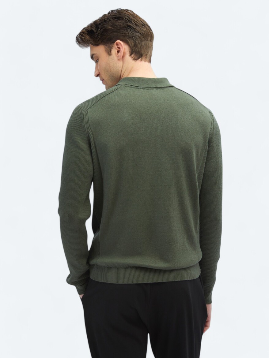 Green Knitwear Sweatshirt - 6