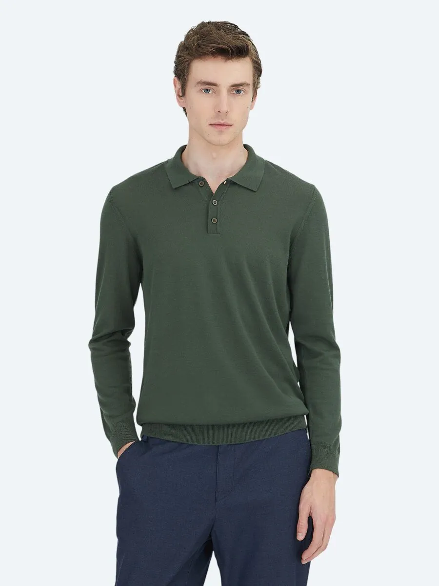 Green Knitwear Sweatshirt - 2