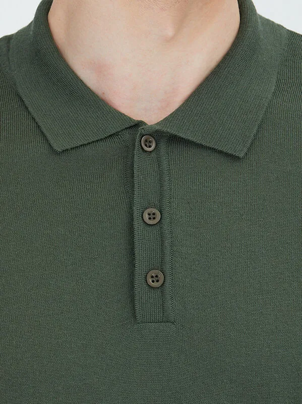 Green Knitwear Sweatshirt - 5