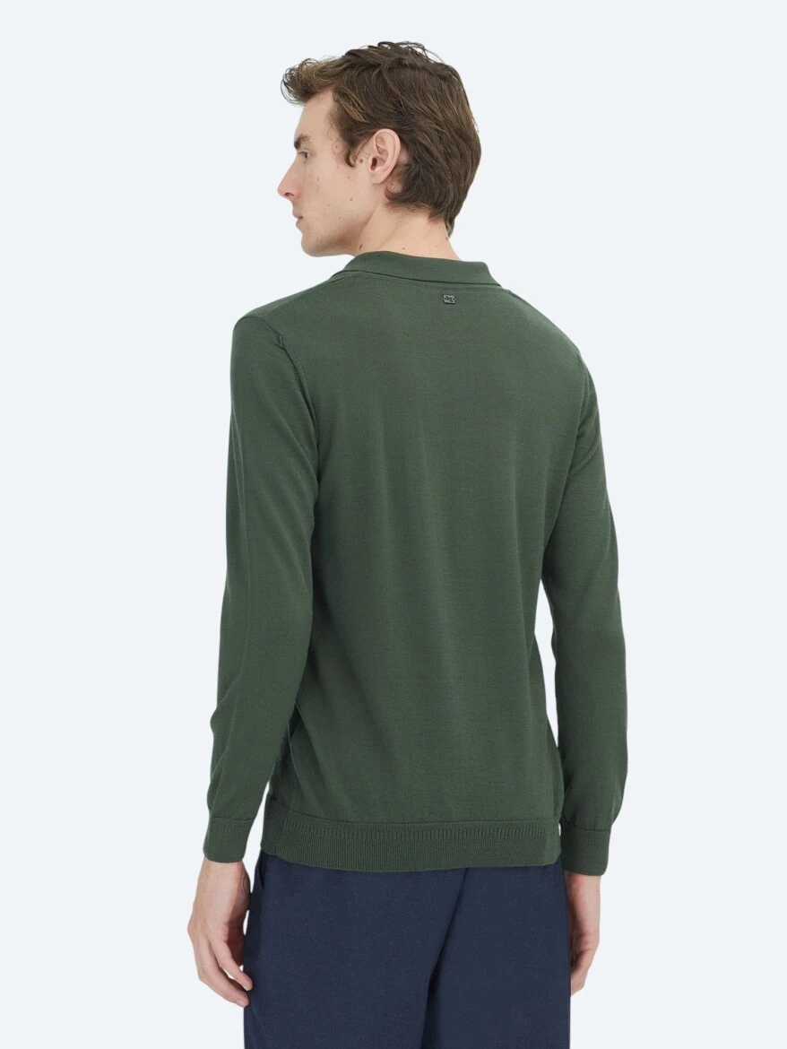 Green Knitwear Sweatshirt - 6